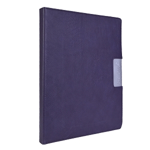 Lavish Earth Folio Case w/Flexi-View Stand for iPad 1st to 4th Gen (Purple)