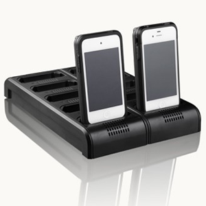 10 Bay Charger Kit for LP4 w/ Wide Slots for Rugged Case